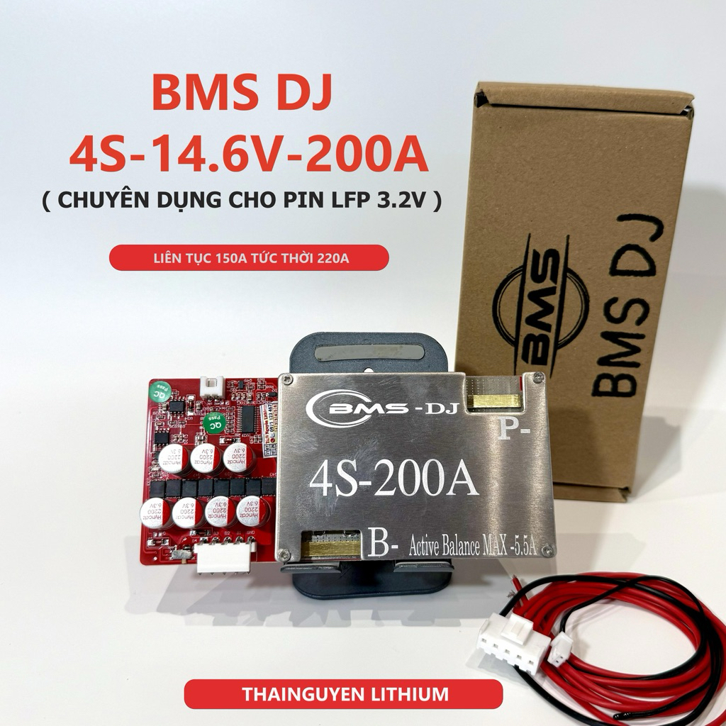 BMS DJ 4S – 200A CÂN BẰNG CHỦ ĐỘNG