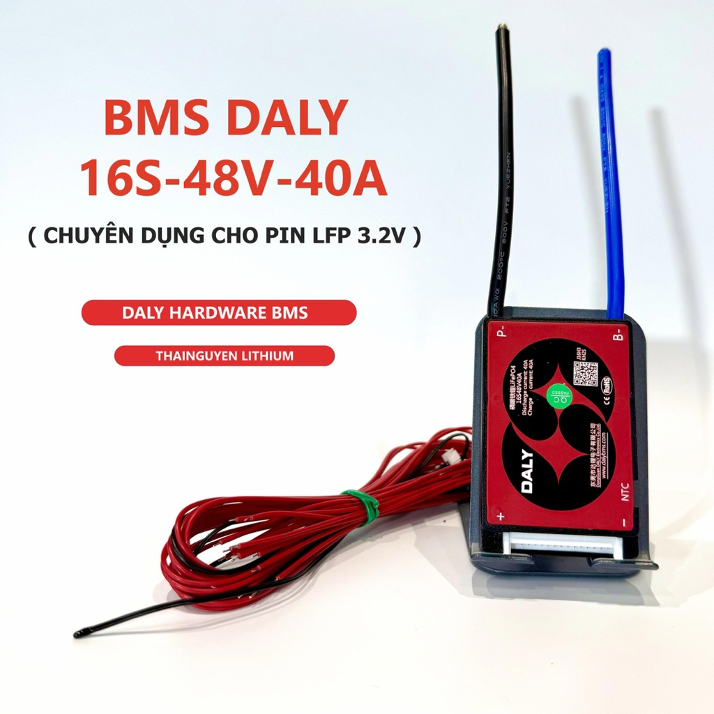 BMS 16s-48v-40a Daly ( Lfp 3.2v)
