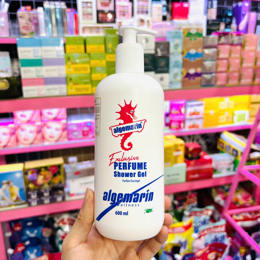 Sữa tắm cá ngựa Algemarin Exclusive Perfume Shower Gel 600ml - Đức