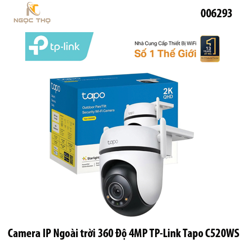Camera IP Ngoài Trời 360° 4MP TP-Link Tapo C520WS – Chính hãng – Full VAT