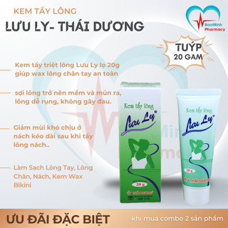  Kem Tẩy Lông Triệt Lông Lưu Ly Sao Thái Dương Gel Làm Sạch Lông Tay Lông Chân Nách Kem Wax Bikini 
