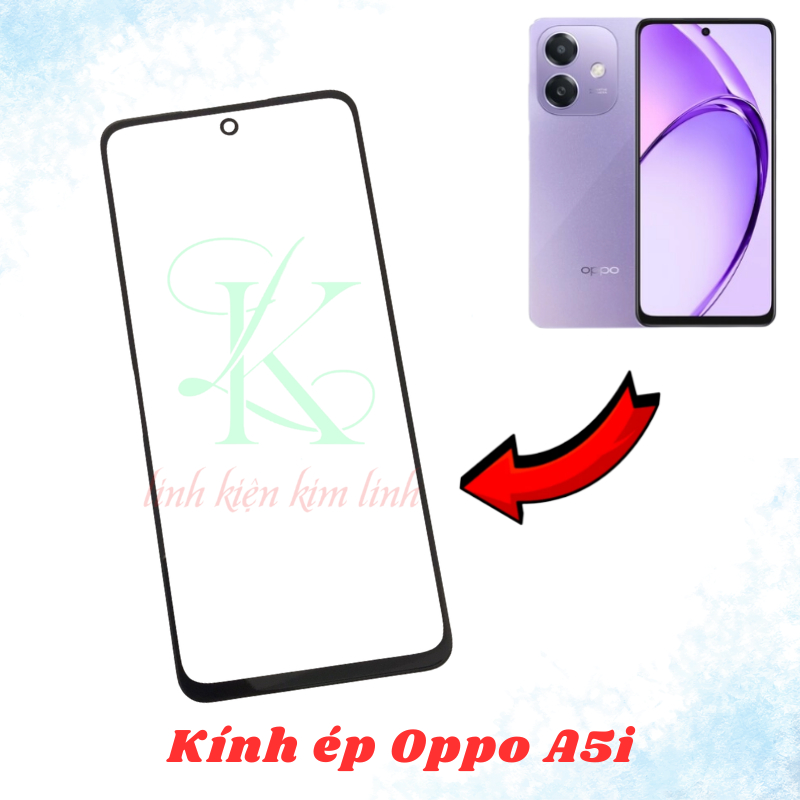 Kính ép trên màn hình dành cho Oppo A5i | kính ép dành cho Oppo A5i