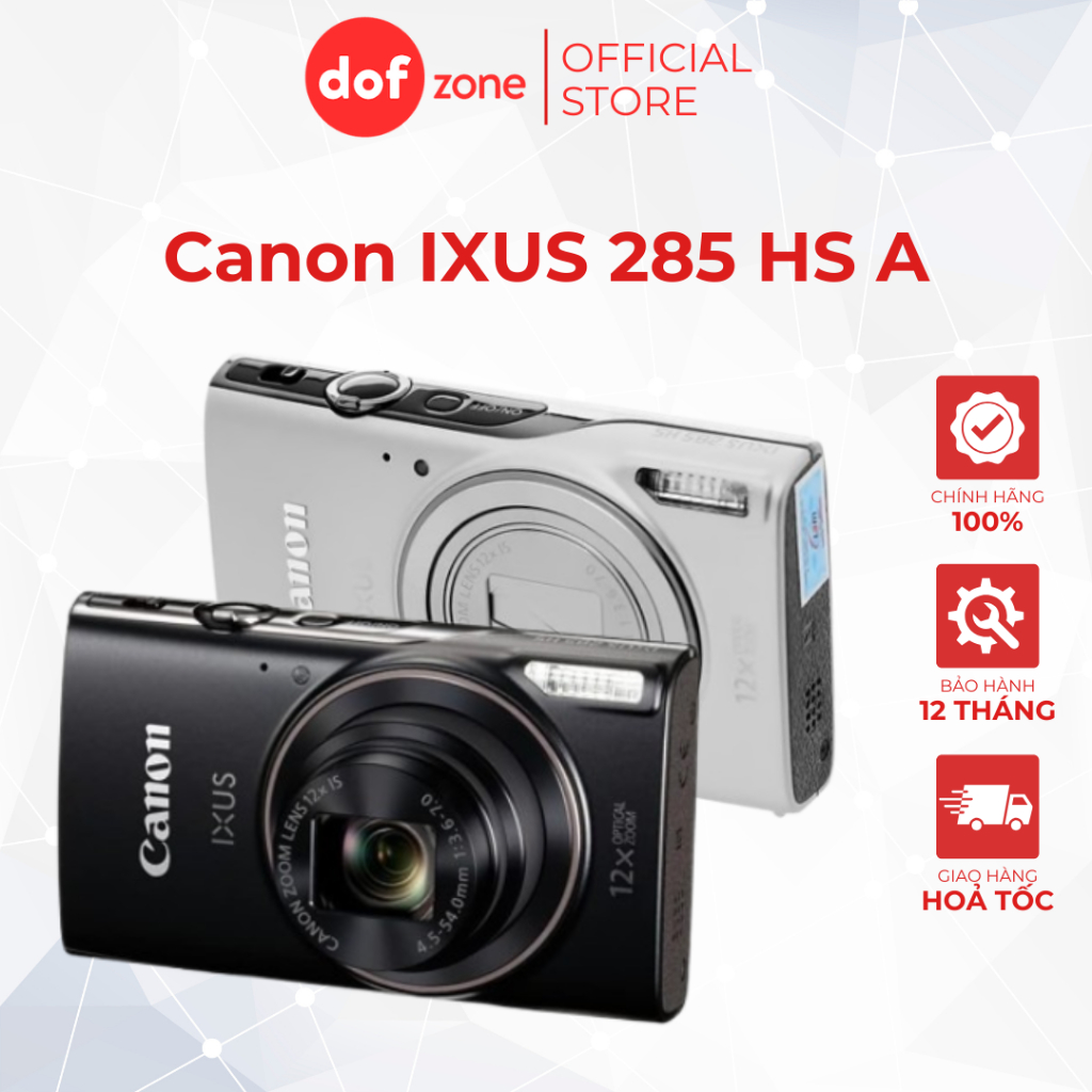 Máy ảnh Compact bỏ túi Canon IXUS 285 HS A | Chính Hãng BH 12 Tháng