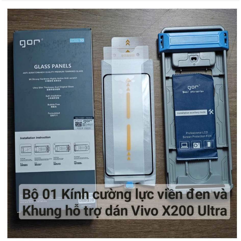 Kính Cường Lực GOR Trong Suốt – Vivo X300 Pro / X200S / X200 Ultra FE Mini / X100S / S30