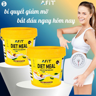  Combo 2 Xô Bột Sữa Giảm Cân Diet Milk AFIT + Tặng Quà Bình Nước 500ml 