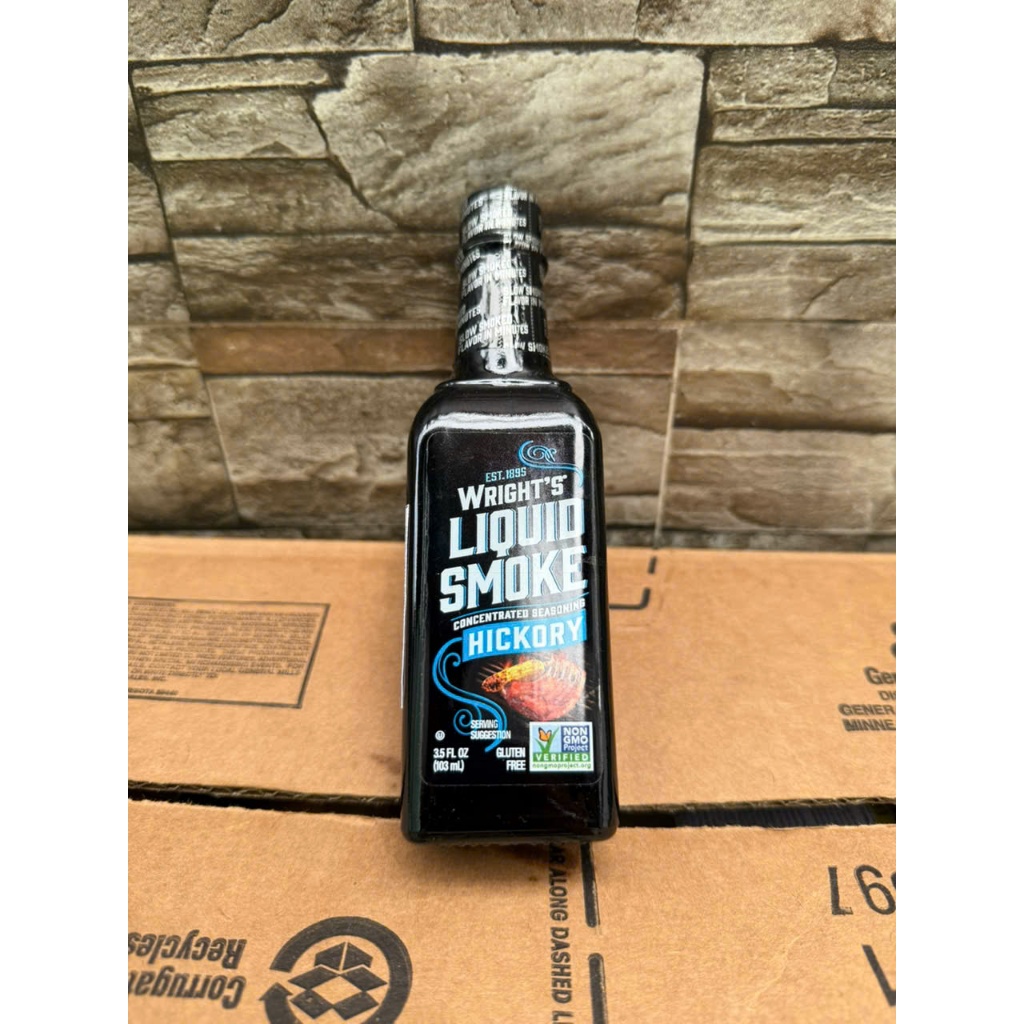 Nước xông khói Wright Liquid Smoke Hickory hàng Mỹ 103ml - Date 12/29