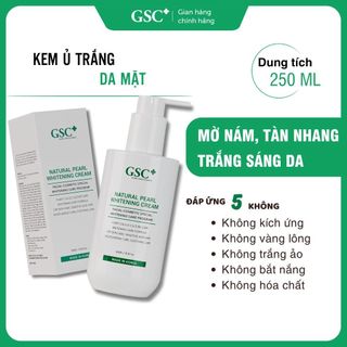 Kem ủ trắng da mặt natural pearl whitening cream GSC dưỡng sáng da cung cấp độ ẩm giảm nếp nhăn 