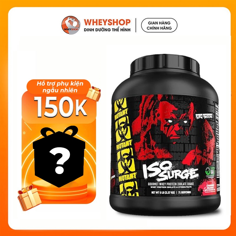 Sữa dinh dưỡng hỗ trợ phát triển cơ Mutant ISO Surge 5Lbs (2.3kg) - WHEYSHOP