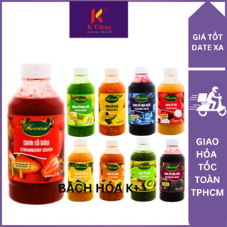  Mứt Sinh Tố Berrino Trái Cây 1Lít  Đủ Vị: Dâu Việt Quất Xoài Chanh Dây 