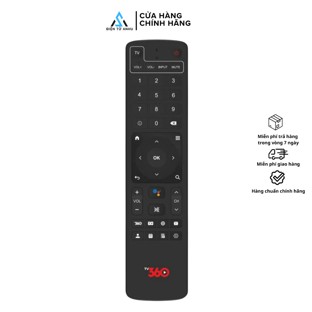 Điều Khiển Giọng Nói TV360 Dùng Cho TV Box Viettel 360