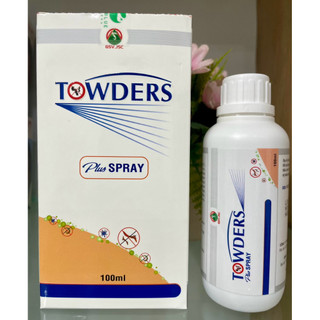 ( Mẫu mới) Xịt Towders (spray+)100ml và Towders Plus spray 100ml
