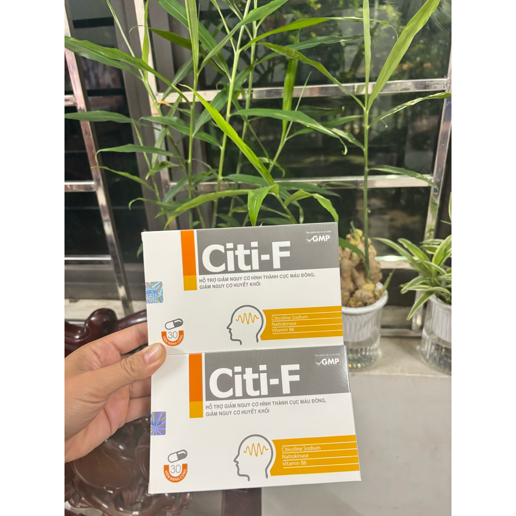 Citicoline ( Citi F ) 500mg , hộp 30 viên hàng chính hãng