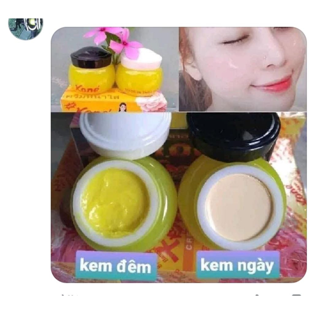 bộ đôi kem dưỡng da kone