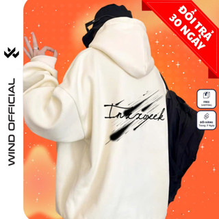  Áo hoodie unisex form rộng WIND FALLEN STAR dây kéo thời trang nam nữ nỉ bông oversize vibe Genz khoác chống nắng 