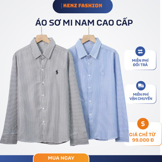 Áo sơ mi nam vải lụa thoáng mát đẹp chuẩn soái ca
