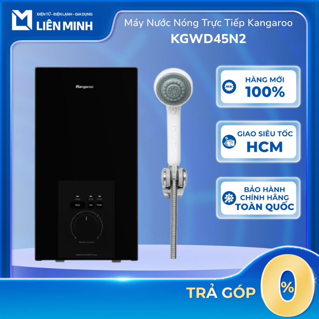 KGWD45N2 - Máy Nước Nóng Trực Tiếp Kangaroo KGWD45N2 - Khoảng 50 Đô C - An Toàn Không Rò Điện