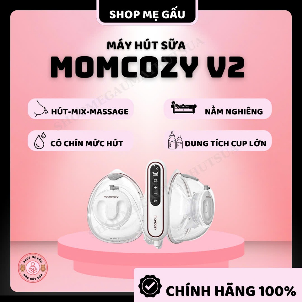 Máy hút sữa rảnh tay Momcozy V2