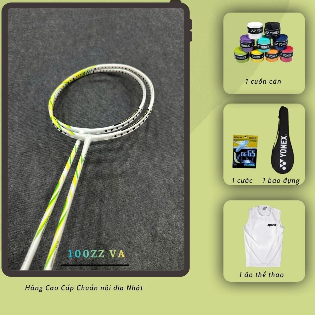 Vợt Cầu Lông YN 100ZZ VA Cao Cấp Căng Sẵn