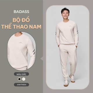  Bộ Quần Áo Nỉ Lông Cừu Nam BADASS Form Regular Mềm Mịn Giữ Dáng Không Nhăn Trẻ Trung ANHTK604 