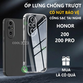  Ốp lưng bảo vệ chân sạc Honor 200  200 PRO chống trơn trượt-Cool Case 