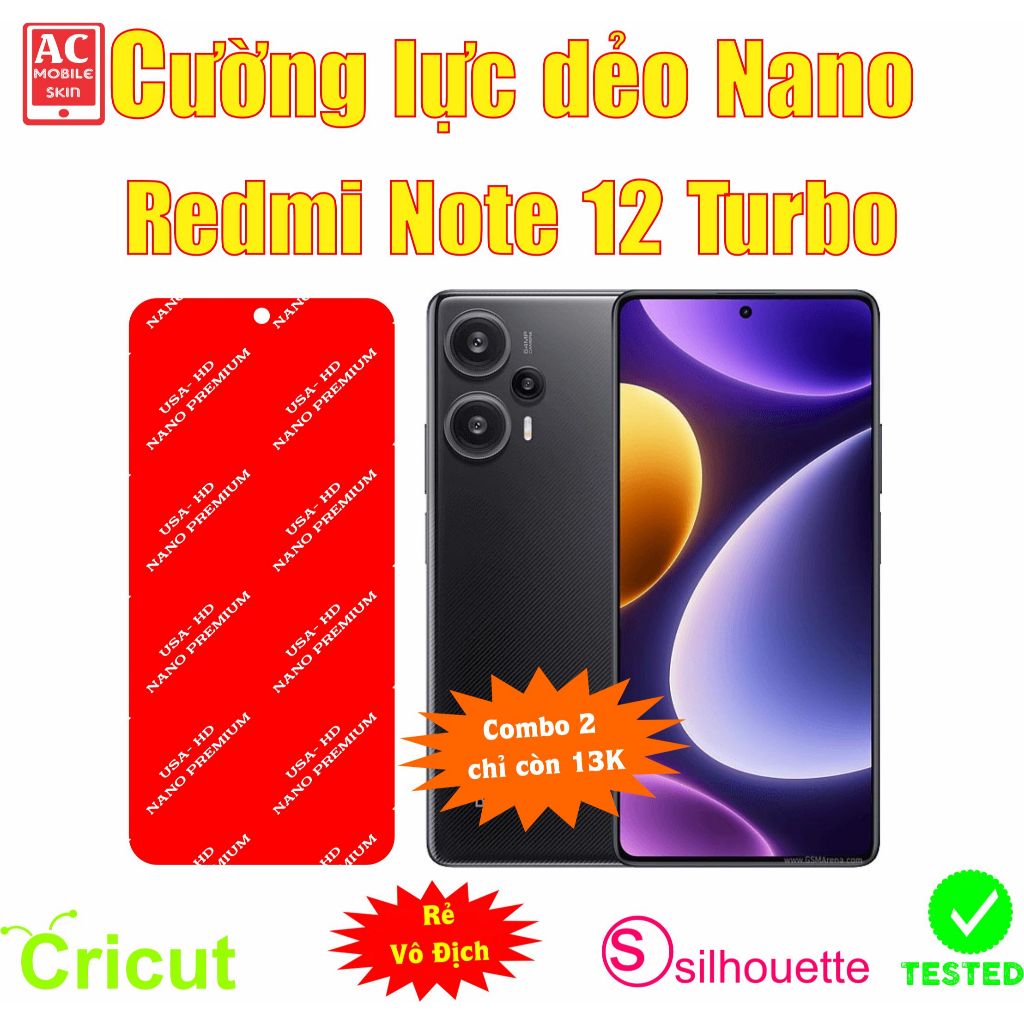 Cường lực dẻo bảo vệ màn hình điện thoại Redmi Note 12 Turbo (Note 12Turbo/ Note12 Turbo)