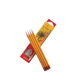 (Set 5c )-Bút Chì Gỗ 2B Gstar (Có Gôm)