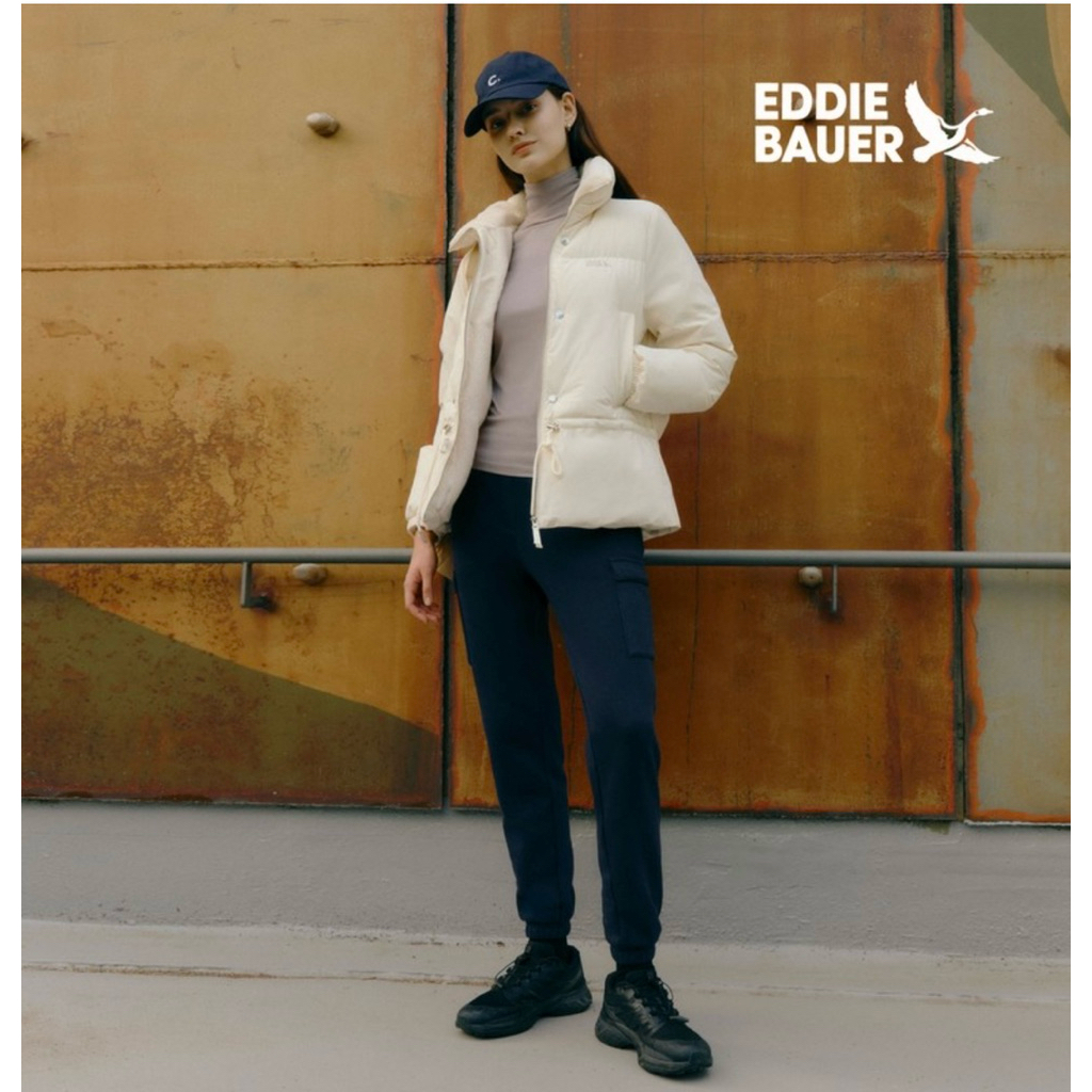 Quần nữ jogger cargo đi lạnh Eddie Bauer, quần nỉ đi lạnh túi hộp