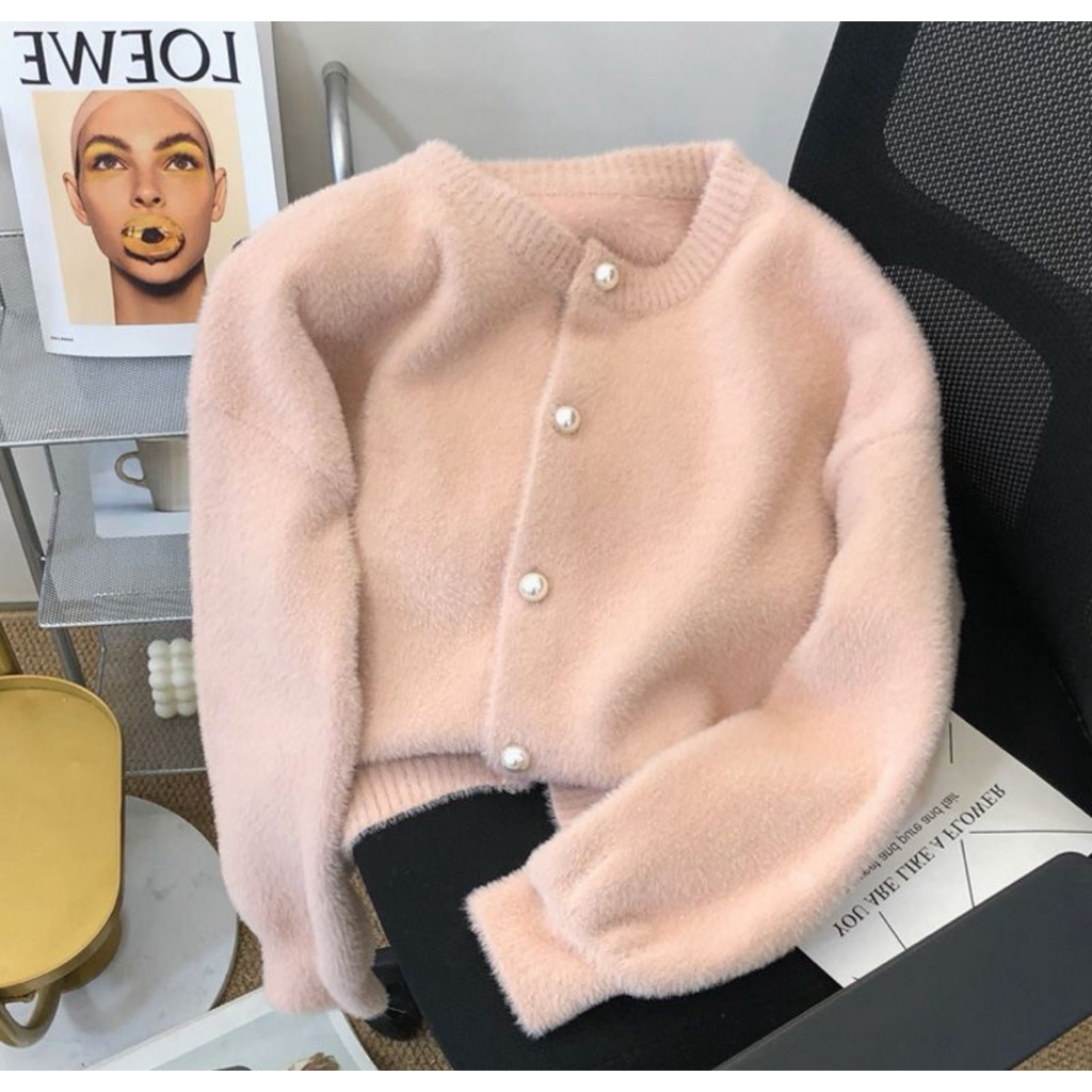 LALASHOP _ Áo khoác Cadigan lông mịn cho nữ [ẢNH THẬT] | BigBuy360 - bigbuy360.vn