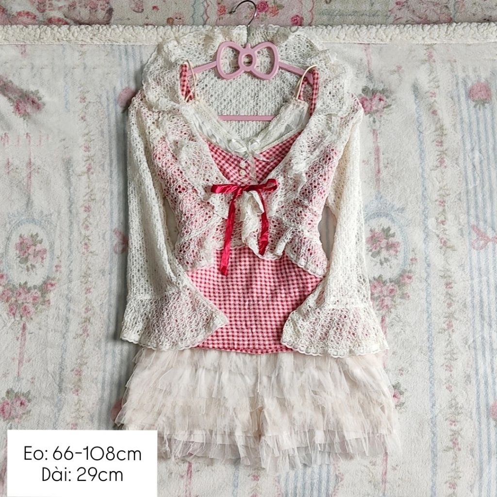 Set 4 món nhật, hiệu gelato pique 2hand S-M