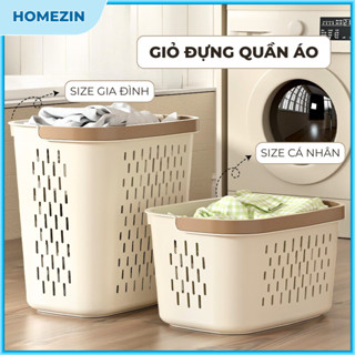 Giỏ Đựng Quần Áo Bẩn Để Nhà Tắm Có Quai Xách Giỏ Đựng Đồ Quần Áo Bẩn Đa Năng Có Tay Cầm HomeZin 
