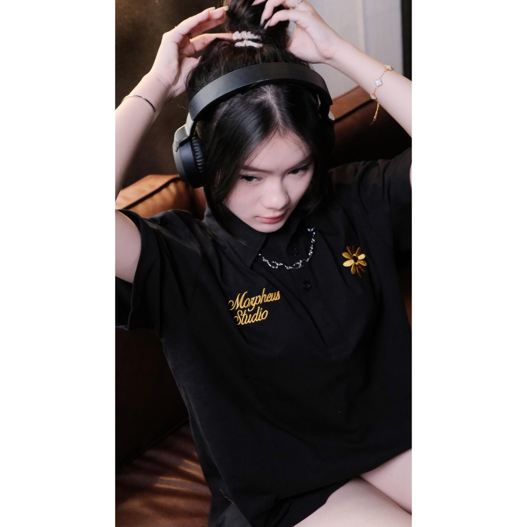 Áo Polo Thêu Local Brand Morpheus, Polo Form Boxy Thêu Chữ, Áo Polo Unisex Form Rộng Thun Cotton 260gsm | BigBuy360 - bigbuy360.vn