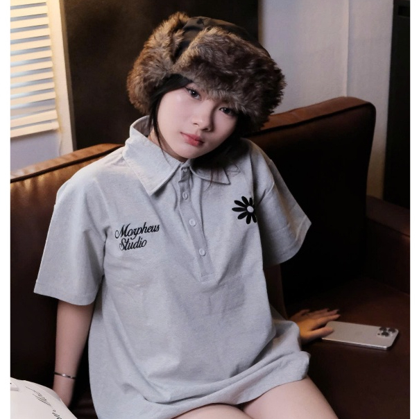 Áo Polo Thêu Local Brand Morpheus, Polo Form Boxy Thêu Chữ, Áo Polo Unisex Form Rộng Thun Cotton 260gsm | BigBuy360 - bigbuy360.vn