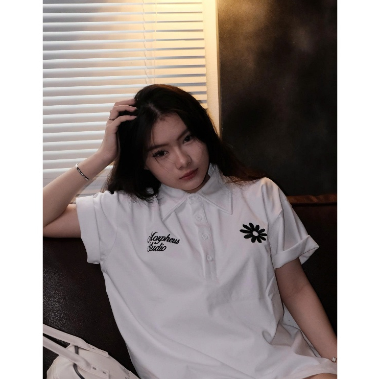 Áo Polo Thêu Local Brand Morpheus, Polo Form Boxy Thêu Chữ, Áo Polo Unisex Form Rộng Thun Cotton 260gsm | BigBuy360 - bigbuy360.vn