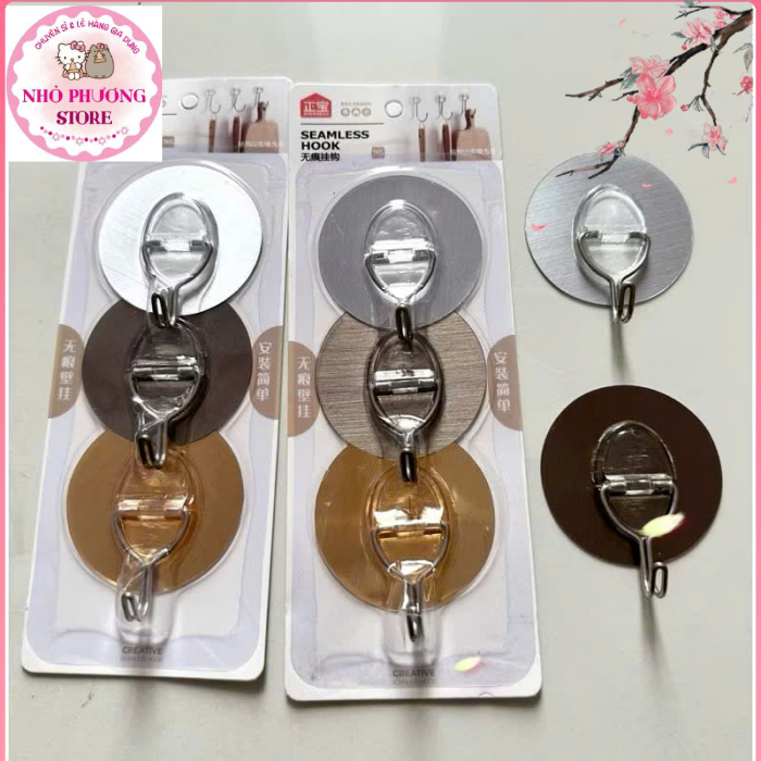 Combor 3 Móc Dán Tường {LOẠI DÀY} Bám Dính Chắc Chắn.
