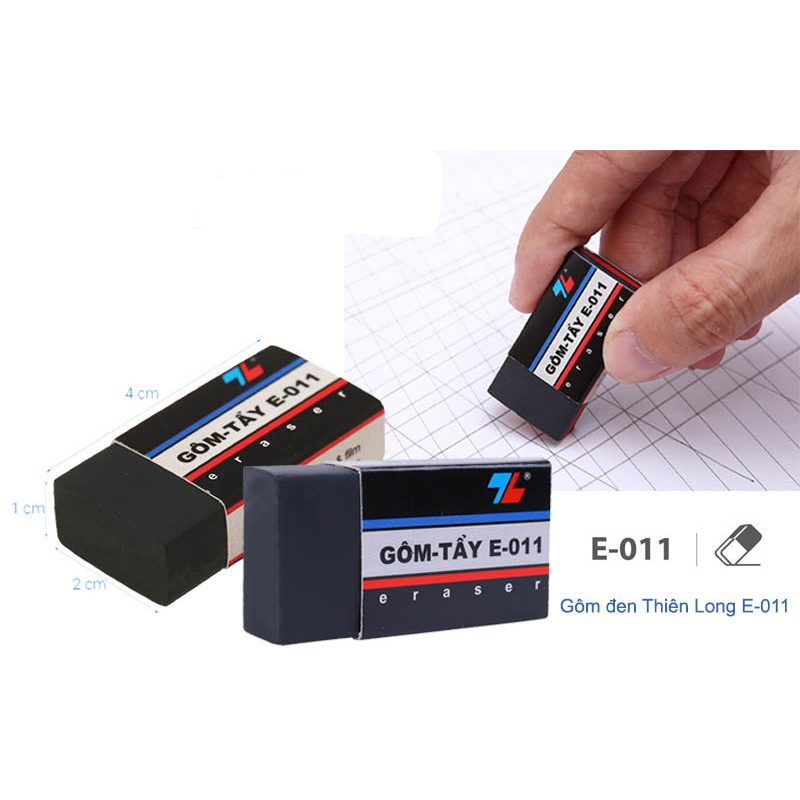 (Set 3c) -Gôm TL 011 Đen