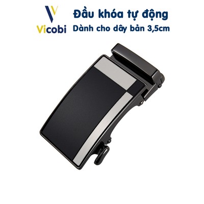Đầu khóa thắt lưng nam Vicobi E5, mặt dây lưng tự động bản 3,5cm
