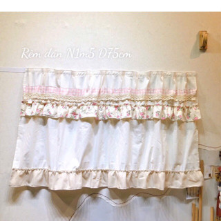  Rèm Vải Che Kệ Bếp Nhiều Họa Tiết - Remsalegiaxuong - Trang trí bếp phong cách vintage che kệ gọn gàng tăng thẩm mỹ kh 