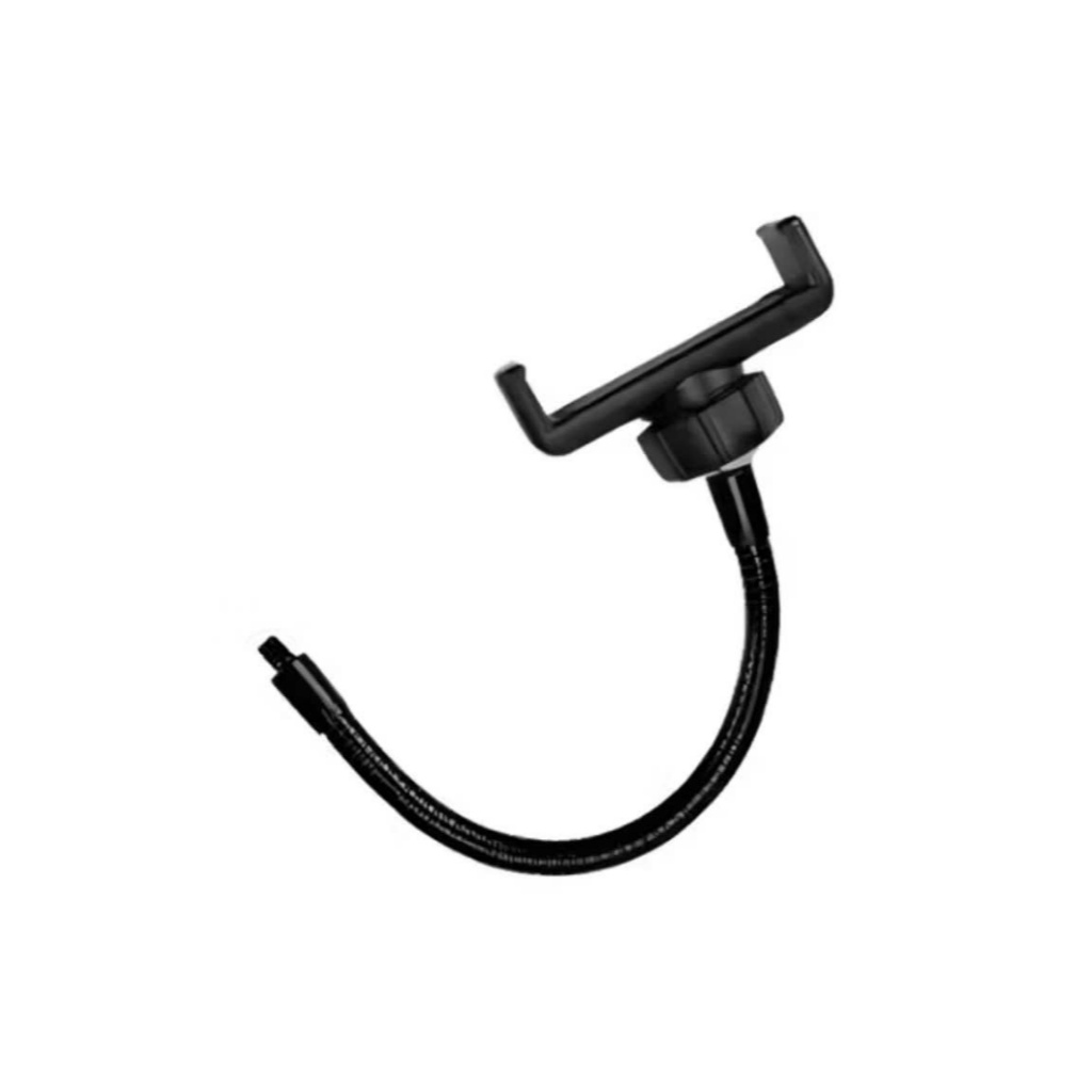 Kẹp điện thoại livestream gắn đèn flash cây 3 chân tripod