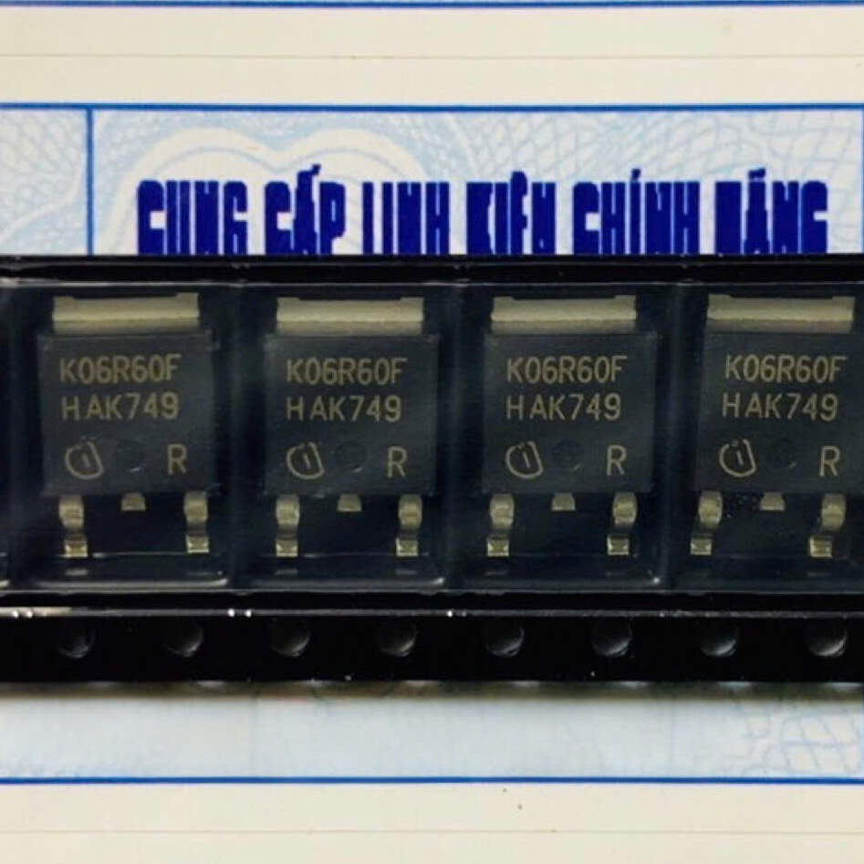 Linh Kiện Chuyên Dụng IGBT N-CHANNEL IKD06N60RF K06R60F 06R60 600V 6A TO-252-3 Mới Chính Hãng 100%