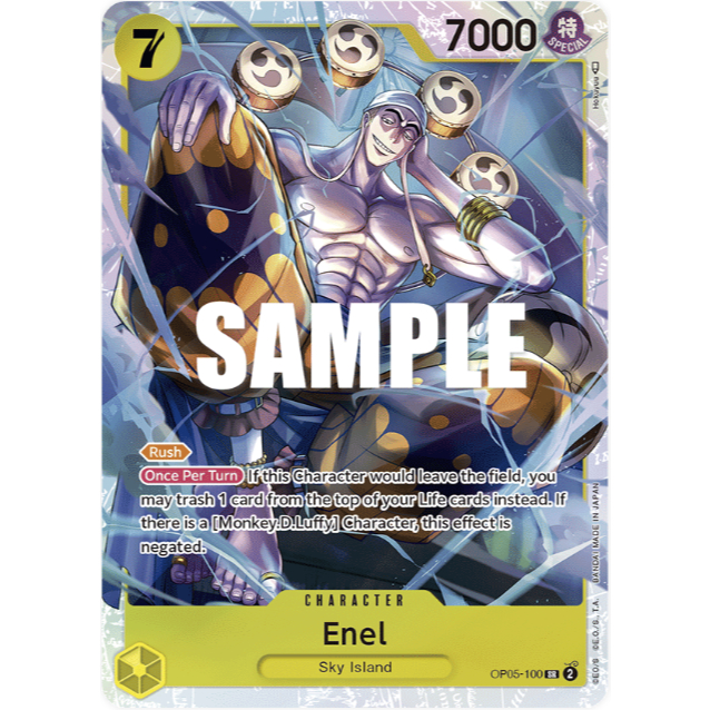 [Thẻ bài OnePiece] OP05-100 | SR | CHARACTER Enel
