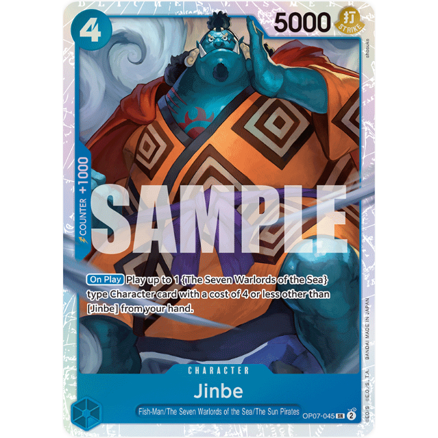[Thẻ bài OnePiece] OP07-045 | SR | CHARACTER Jinbe