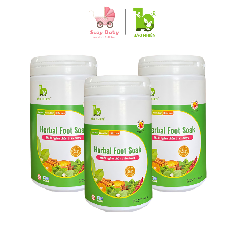 MUỐI NGÂM CHÂN THẢO DƯỢC IVF BẢO NHIÊN  500gr Giữ ấm tử cung - cho người chuẩn bị làm IVF