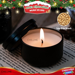  Nến thơm mini cao cấp Chillme sáp đậu nành khử mùi phòng decor trang trí nhà cửa và làm quà tặng 