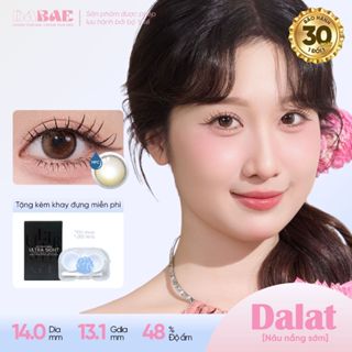  Kính áp tròng DABAE lens màu nâu trong tự nhiên 3 tháng DIA 14mm có độ 0-8 DALAT 
