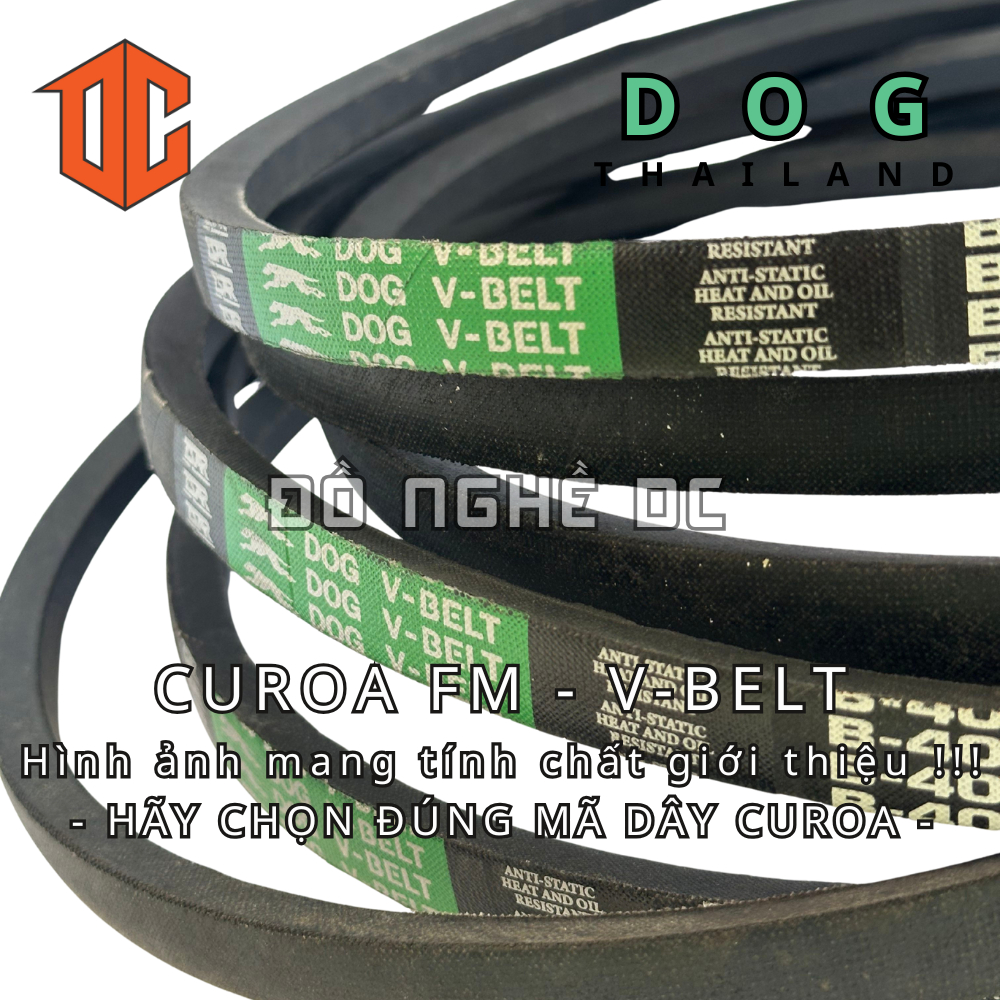 Dây cao su curoa trơn thường DOG - Thailand FM57 FM97 FM83 FM83 FM46 FM67 FM69 FM70 FM74 FM65 FM22 F