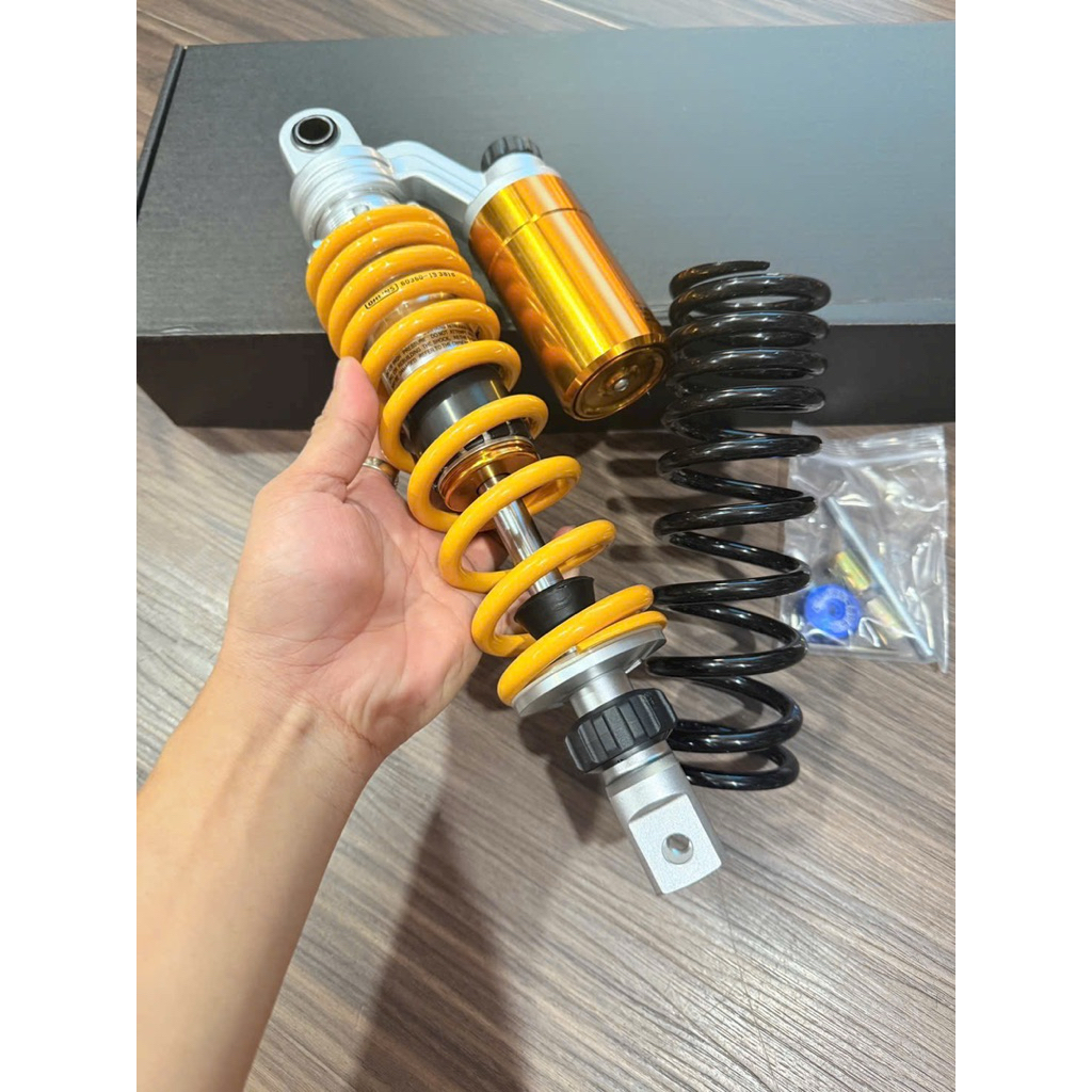 Phuộc Vario Bình dầu trên mod Ohlins ( tặng kèm loxo đen + núm cnc )