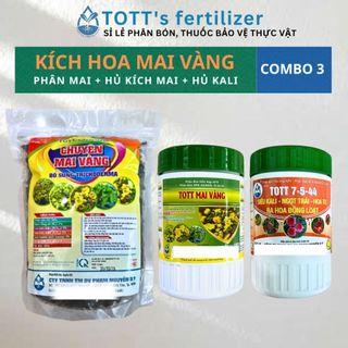  Combo 3 phân bón kích ra hoa Mai cực mạnh  phân mai,kali,kích ra mai vàng  