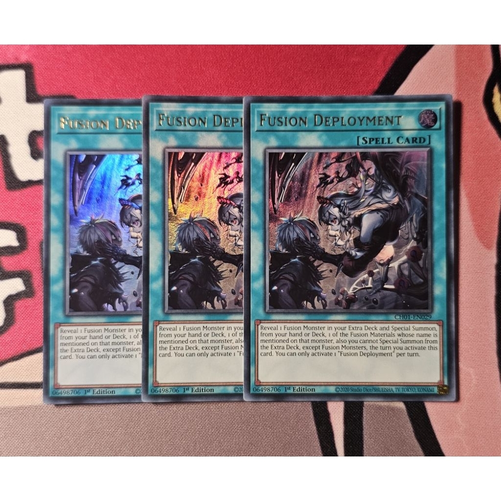 Thẻ bài Yugioh : Set 3 lá Fusion Deployment (Alternate Art / TCG)