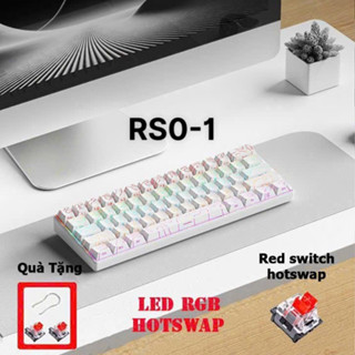  Bàn phím cơ K550 V9 K2 V9 87 phím led nhiều màu  chống nước có nhiều chế độ led 