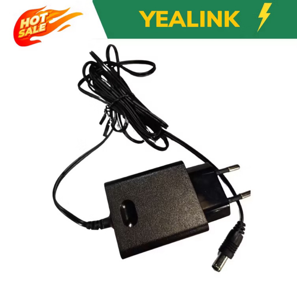Adapter Bộ đổi điện Yealink 5V-0.6A của điện thoại  Yealink T19P, T21P & T23G, T30, T40G IP Phones